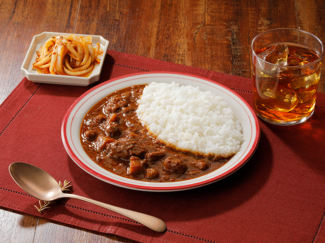 エチオピア チキンカリー（辛口）皿盛りイメージ