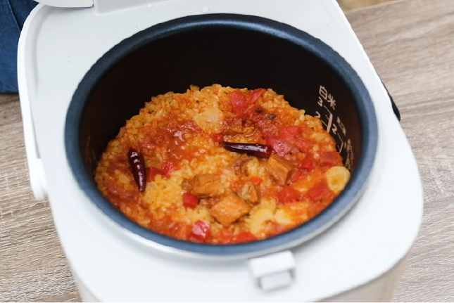 “CAN”Pの達人 炊飯器で料理したパエリアの写真