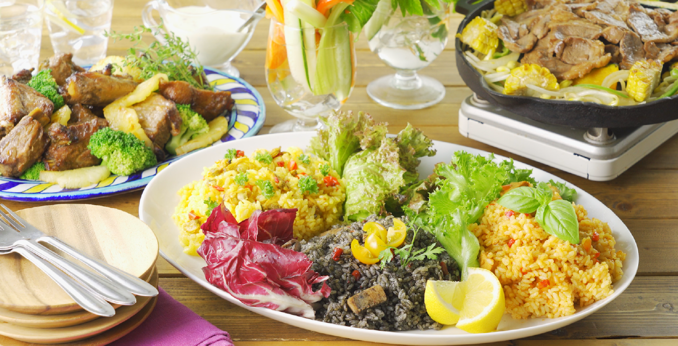 “CAN”Pの達人 パエリアの素 アレンジ料理の写真