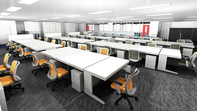 働きやすいオフィスのイメージ画像