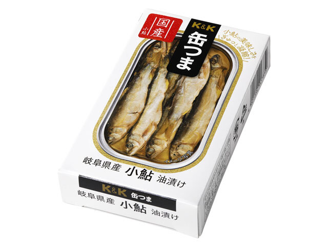 K&K 缶つま 岐阜県産 小鮎油漬けの写真