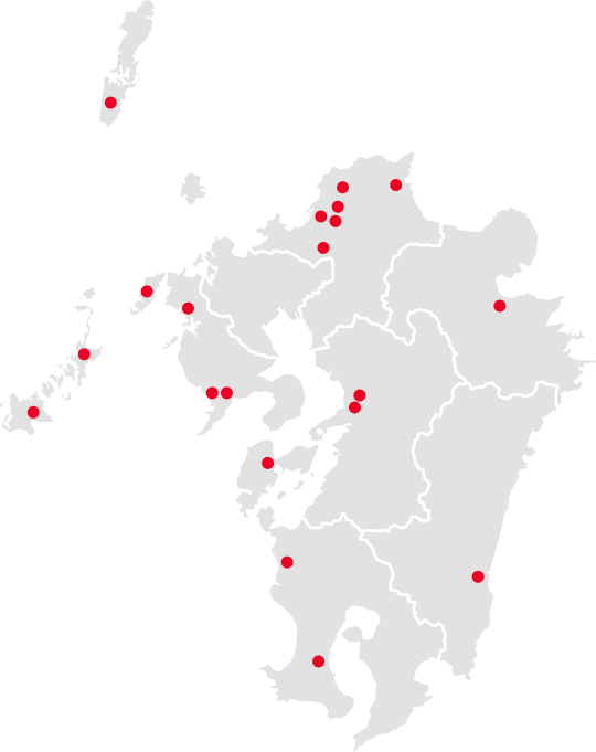 物流拠点の分布図