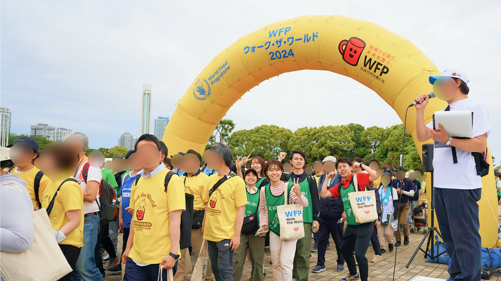 WFP ウォーク・ザ・ワールド2024　横浜会場の様子の写真