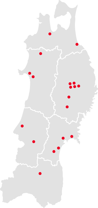 物流拠点の分布図