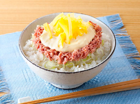 シーチキンコンビーフのマヨご飯