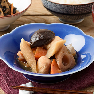 ごろっと野菜の塩こうじ煮盛り付け例