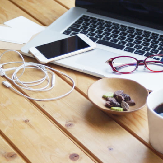 写真：デスクワークのお供に！