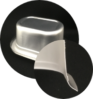 アルミック缶の断面画像