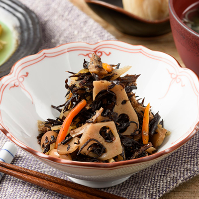 十目ひじき煮盛り付け例