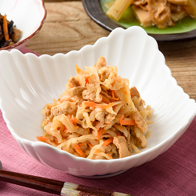 切干大根煮盛り付け例