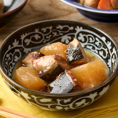 ぶり大根盛り付け例