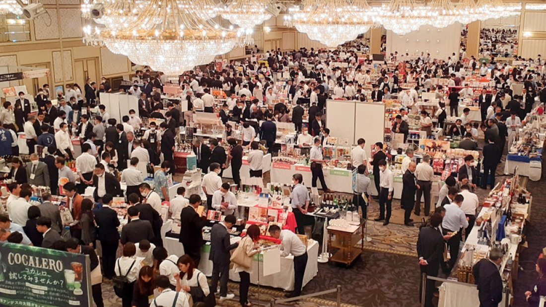 展示会当日の様子の写真