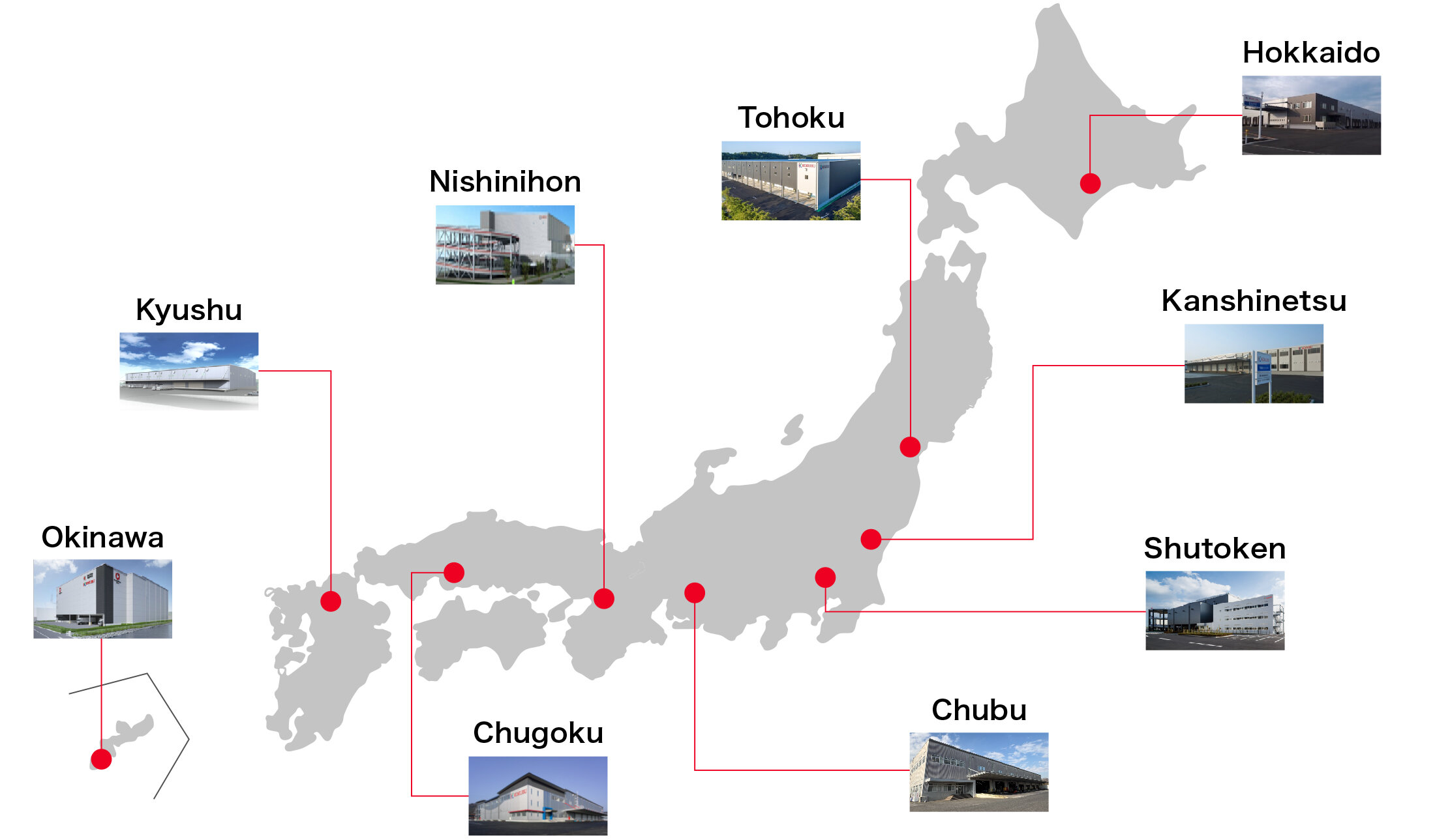 Image of 328 locations in Japan