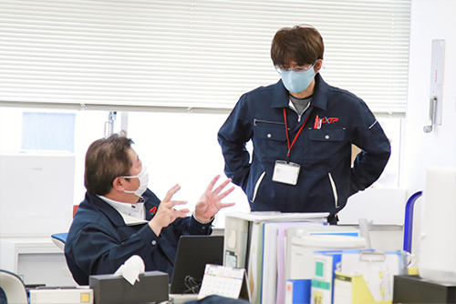 事務所内の風景