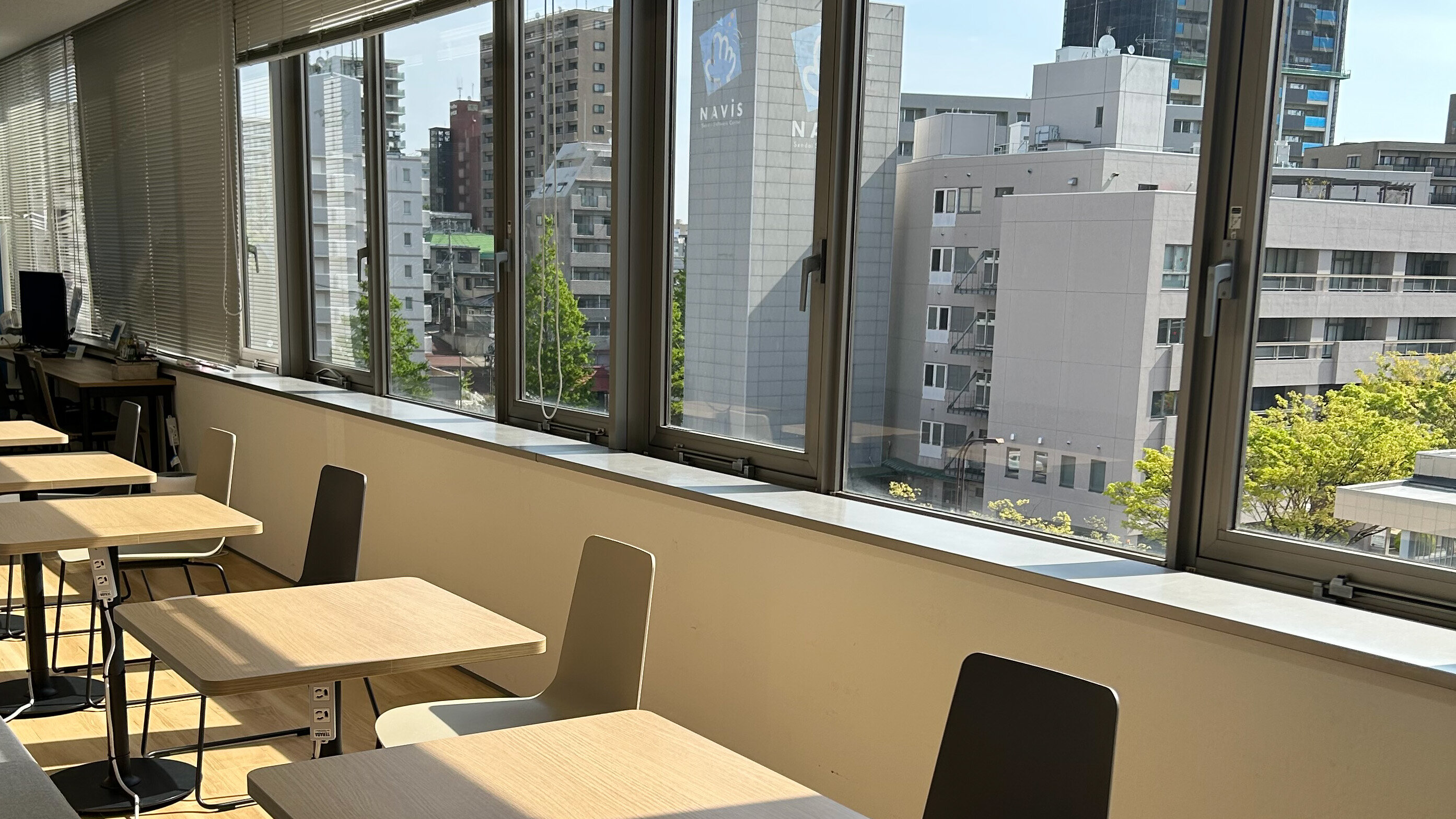 カフェスペースの写真