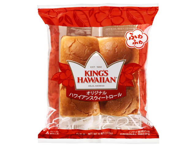 オリジナルハワイアンスウィートロール 4個入