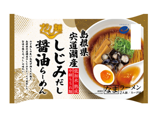 クリエイトだし麺 島根県宍道湖産しじみだし 醬油らーめん
