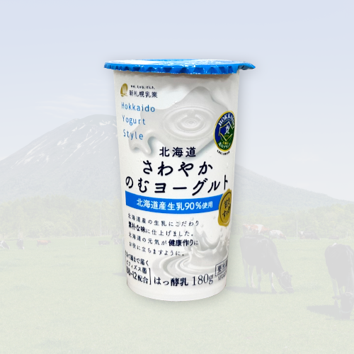 新札幌乳業 北海道さわやかのむヨーグルト(180g)